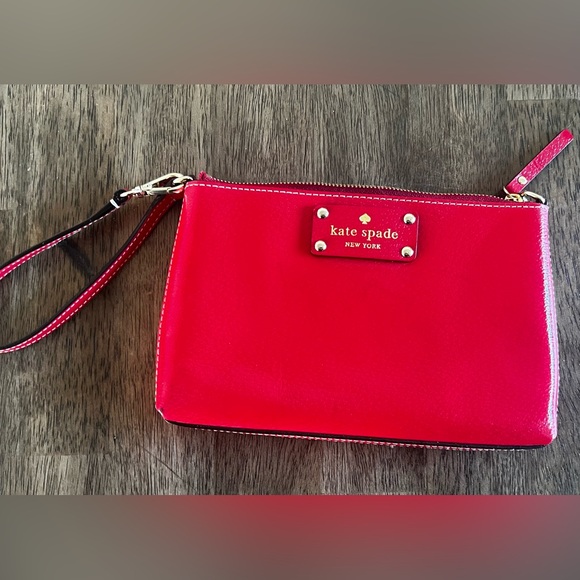 Kate Spade Red Leather Purse - Picture 5 of 8